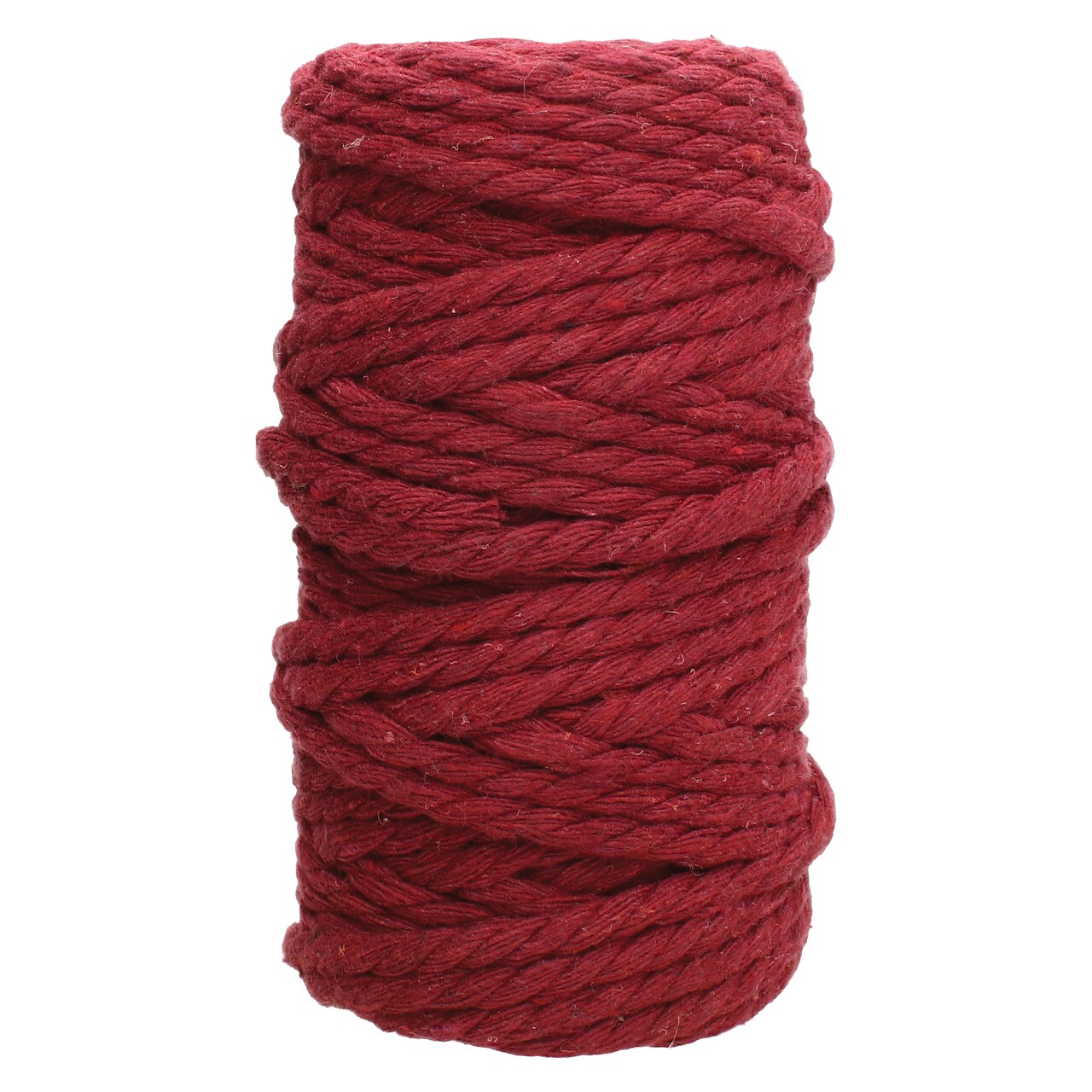 White Lion Macramé Cord – Cotton Rich Macrame Rope, 4 mm, 75 Feet, Yarn for Wall Decor, Crochet, Gift Wrapping, Wall Hanging, Plant Hangers, Handmade Crafts, Knitting